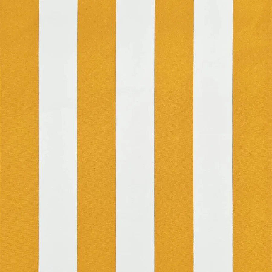 Auvent rétractable 350x150 cm Jaune et blanc - 6