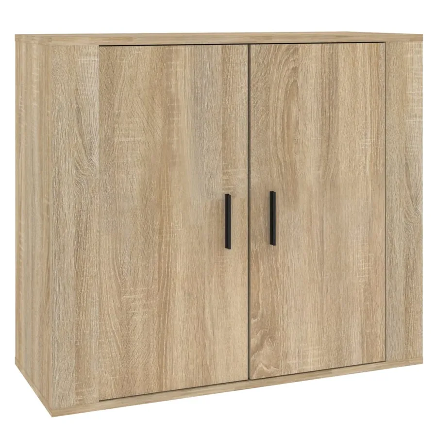 Buffet Chêne sonoma 80x33x70 cm Bois d'ingénierie - 2