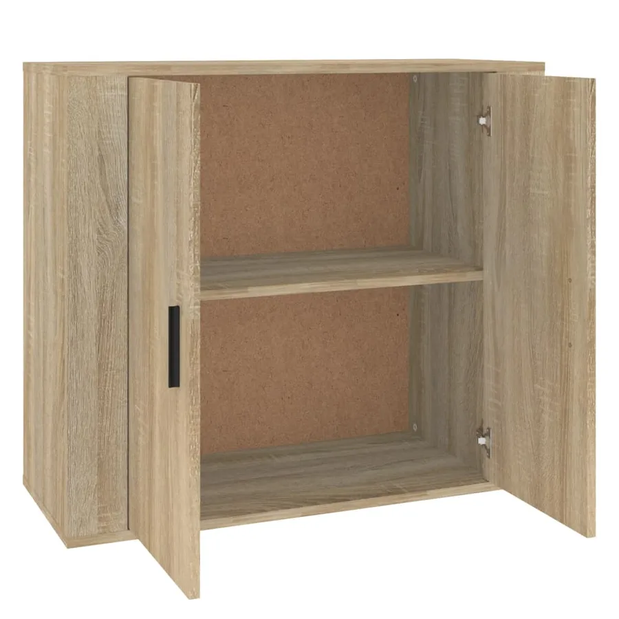 Buffet Chêne sonoma 80x33x70 cm Bois d'ingénierie - 4