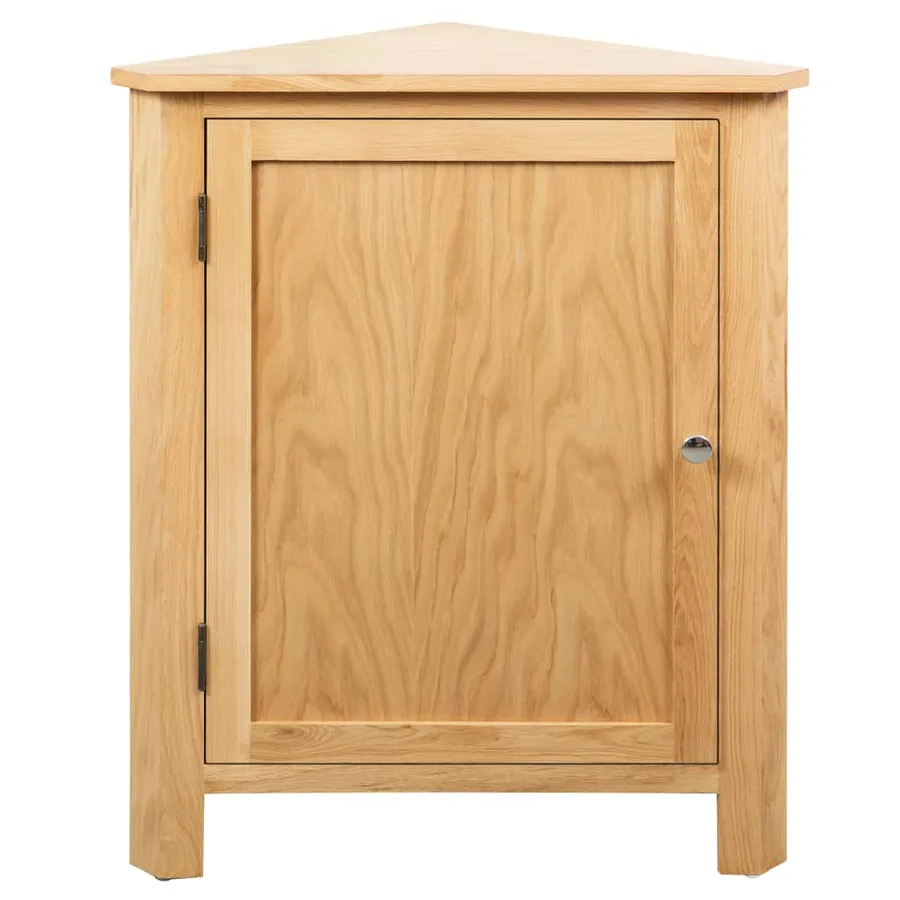 Armoire d'angle 59 x 45 x 80 cm Bois de chêne massif - 2
