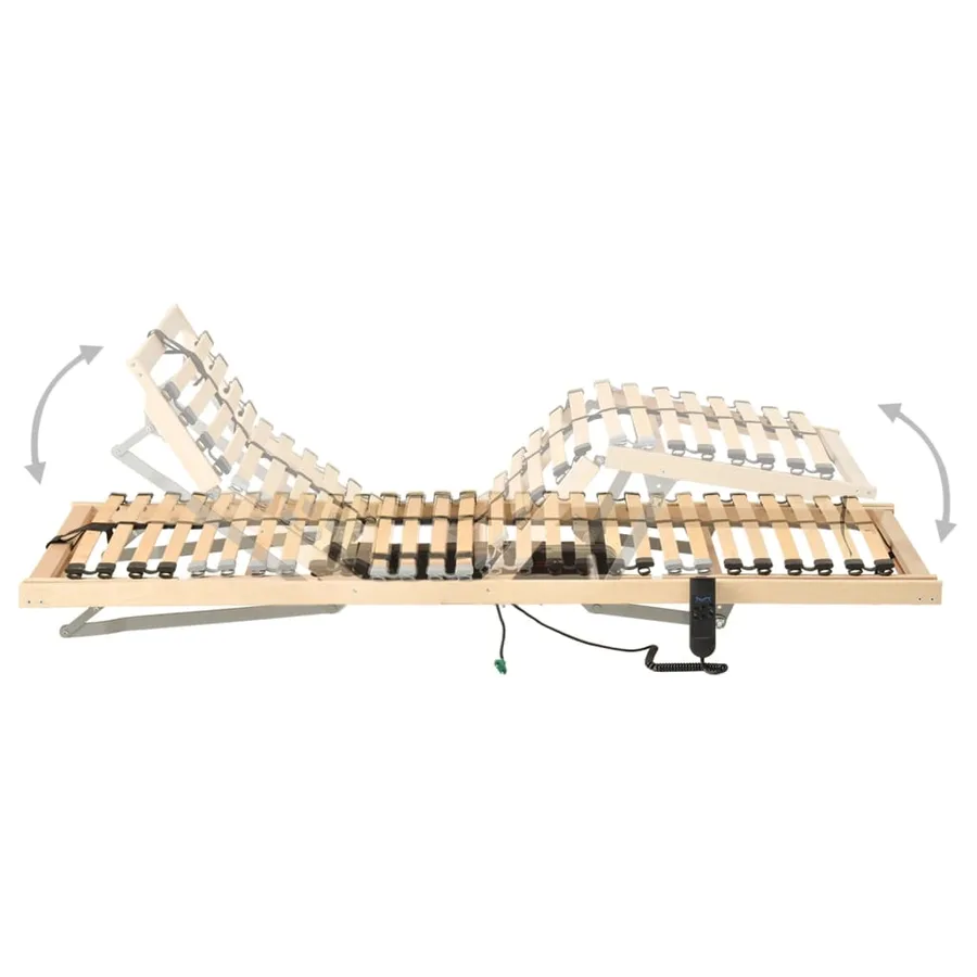 Sommier à lattes électrique sans matelas avec 7 zones 100x200cm - 2