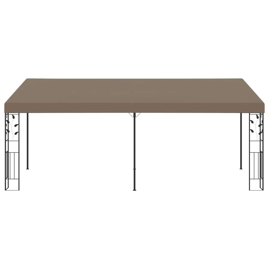 Belvédère mural 6x3x2,5 m Taupe - 2