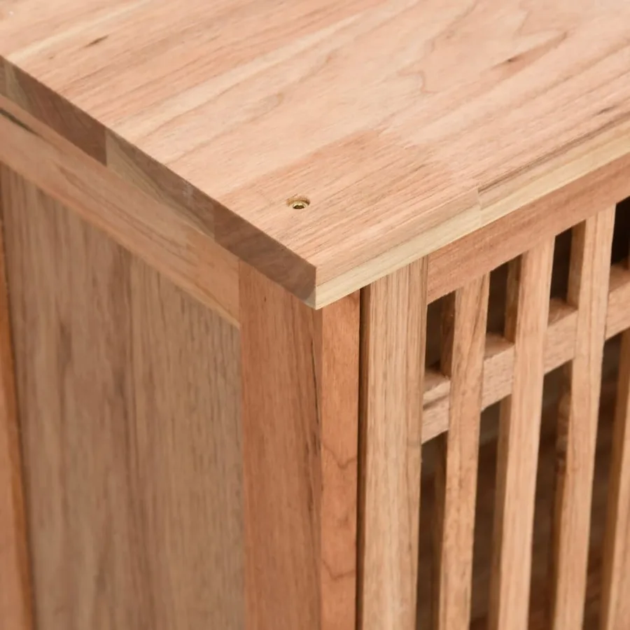 Ensemble de meubles de salle de bain 4 pcs Bois massif de noyer - 5