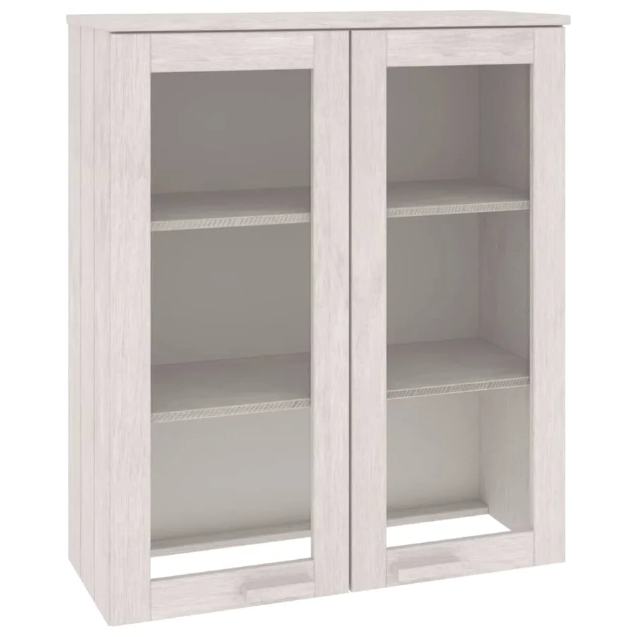 Dessus de buffet HAMAR Blanc 85x35x100 cm Bois de pin massif - 2