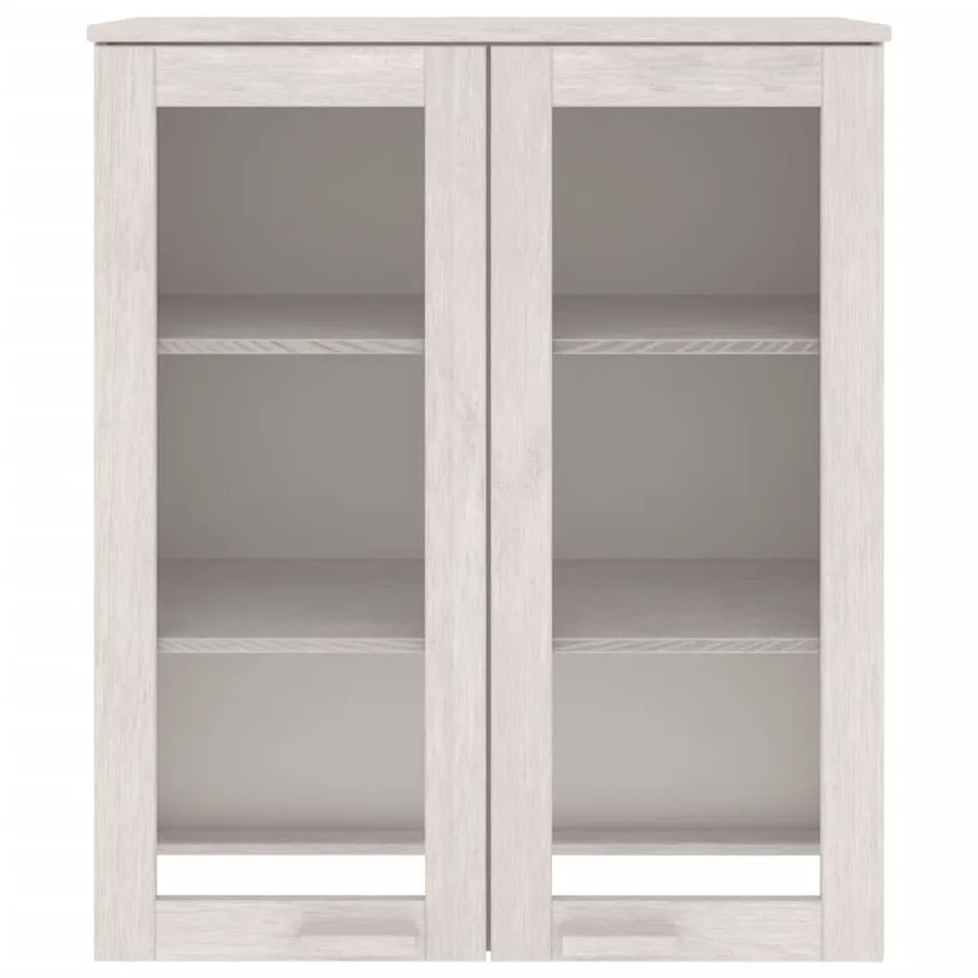 Dessus de buffet HAMAR Blanc 85x35x100 cm Bois de pin massif - 3