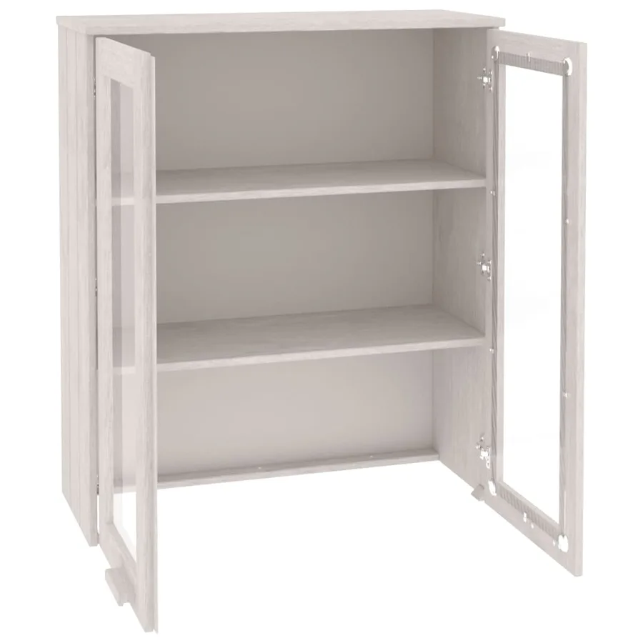 Dessus de buffet HAMAR Blanc 85x35x100 cm Bois de pin massif - 4