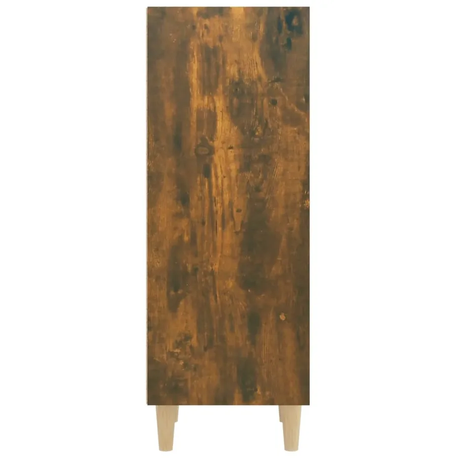 Buffet Chêne fumé 34,5x32,5x90 cm Bois d'ingénierie - 6