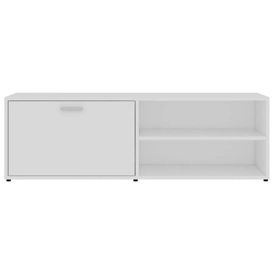 Meuble TV Blanc 120x34x37 cm Bois d'ingénierie - 7
