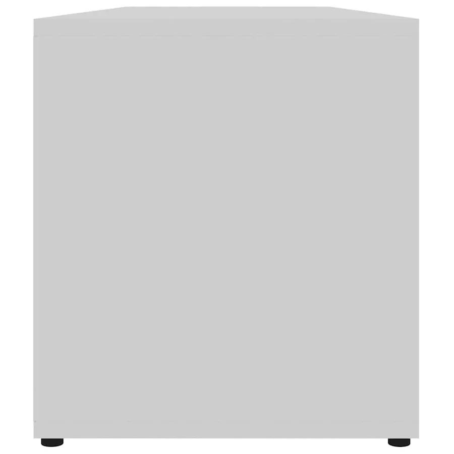 Meuble TV Blanc 120x34x37 cm Bois d'ingénierie - 8