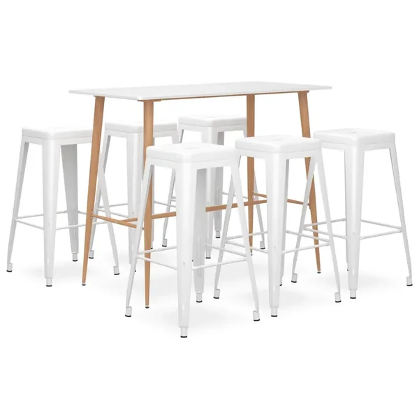 Ensemble de bar 7 pcs Blanc