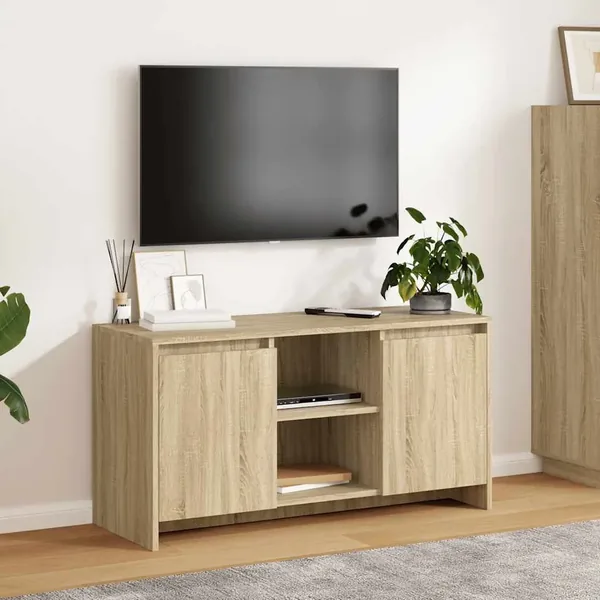 Meuble TV Chêne sonoma 102x37,5x52,5 cm Bois d'ingénierie
