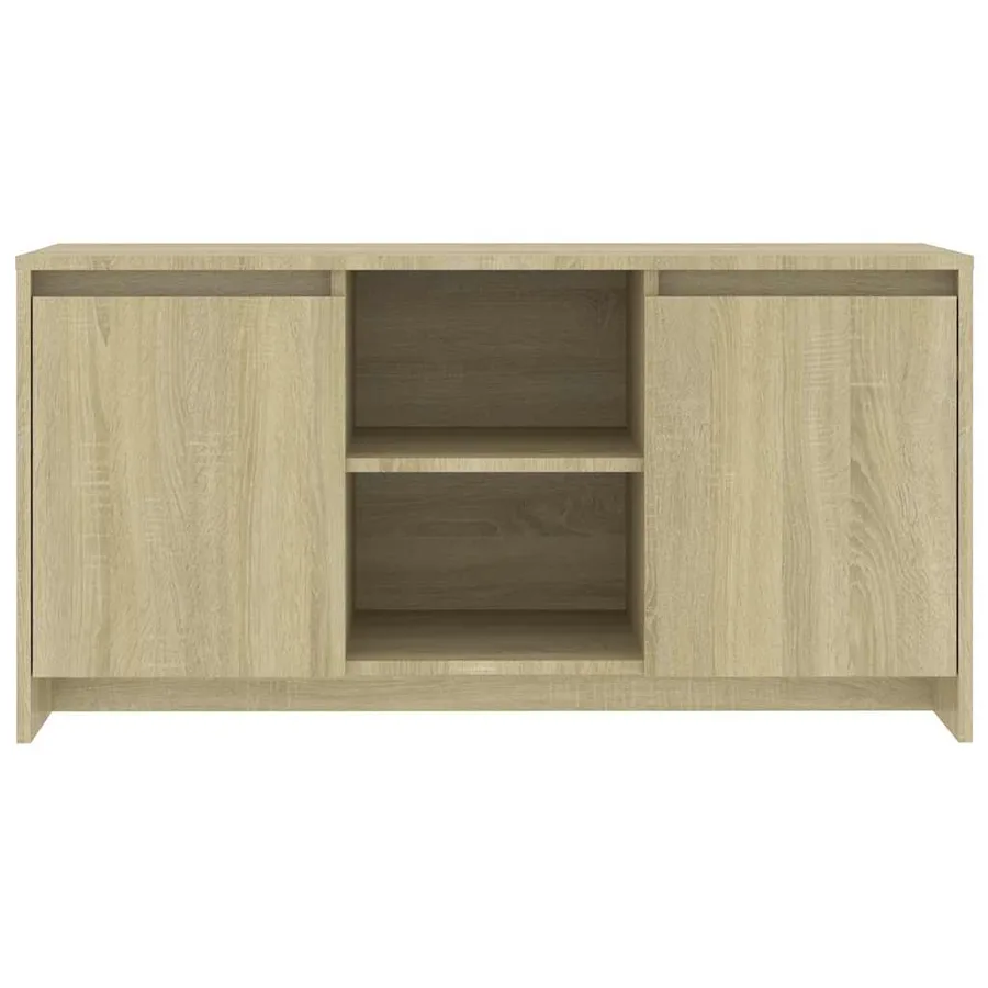 Meuble TV Chêne sonoma 102x37,5x52,5 cm Bois d'ingénierie - 6