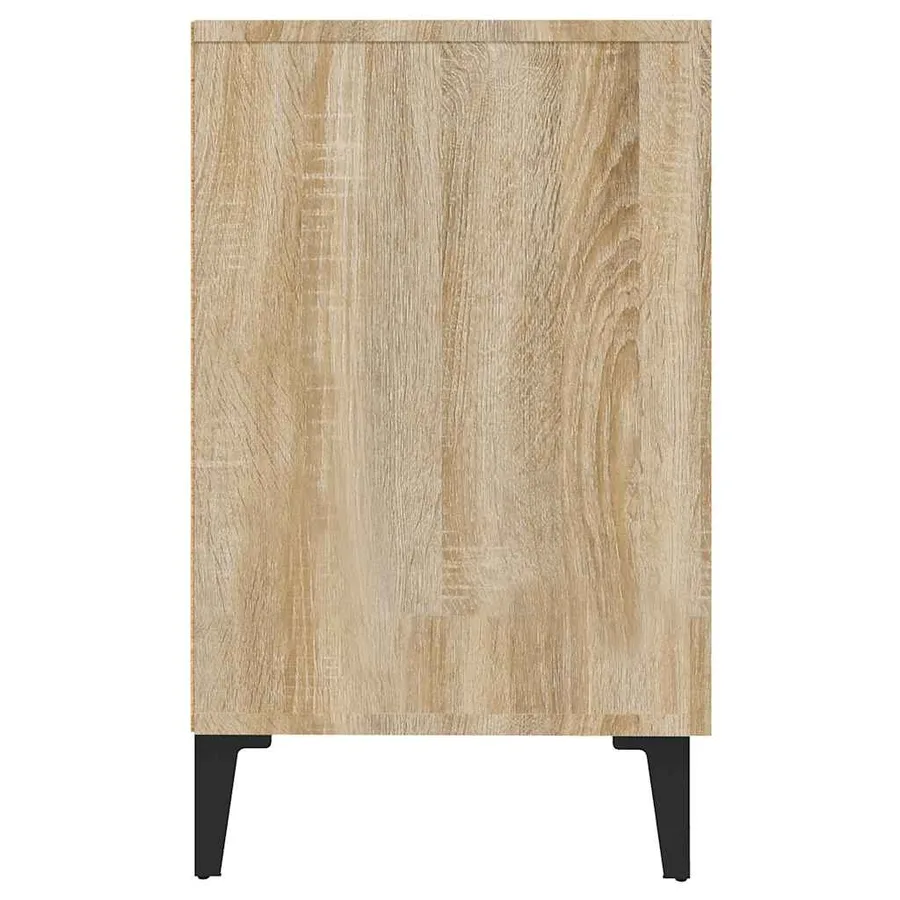 Buffet chêne sonoma 100x36x60 cm bois d'ingénierie - 6