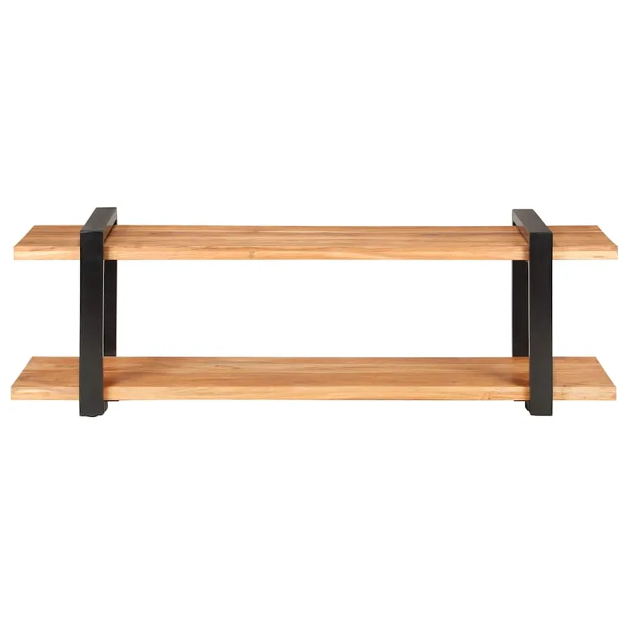 Meuble TV 130x40x40 cm Bois d'acacia solide - 2