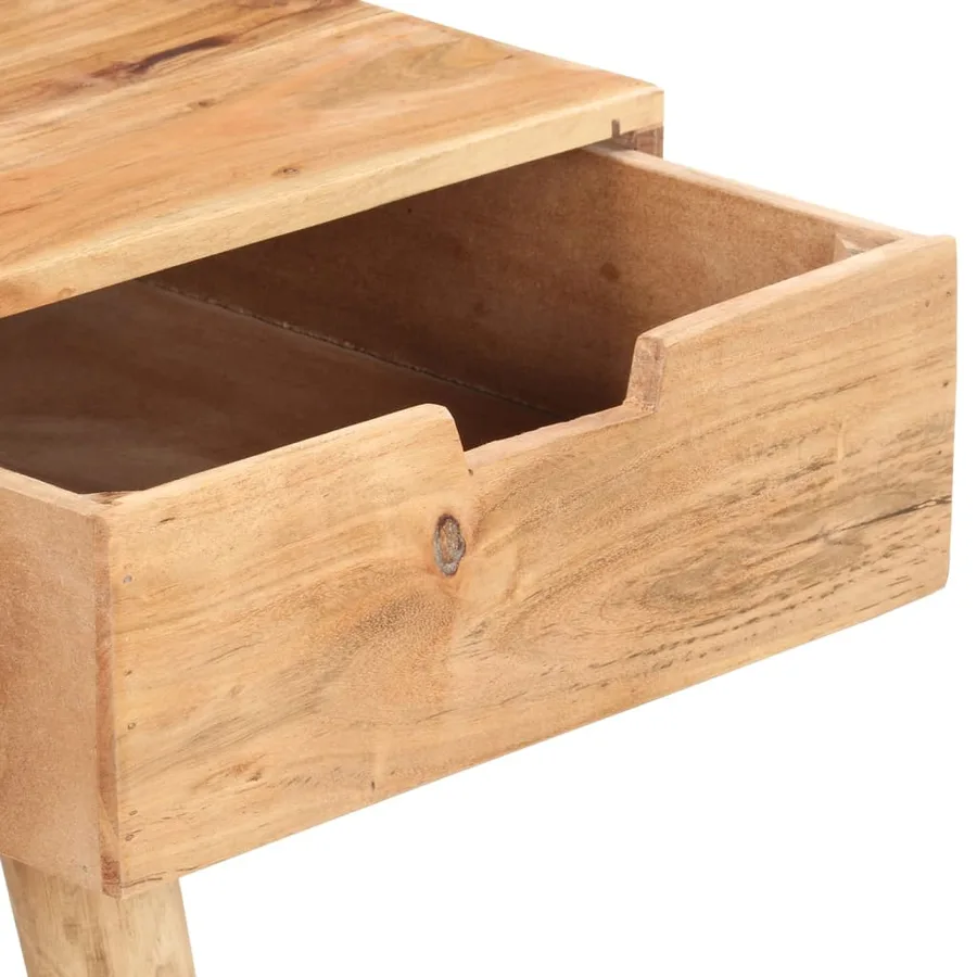 Coiffeuse avec miroir 112x45x76 cm Bois d'acacia massif - 6