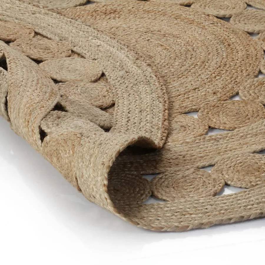 Tapis Design tressé Jute 180 cm Rond - 2