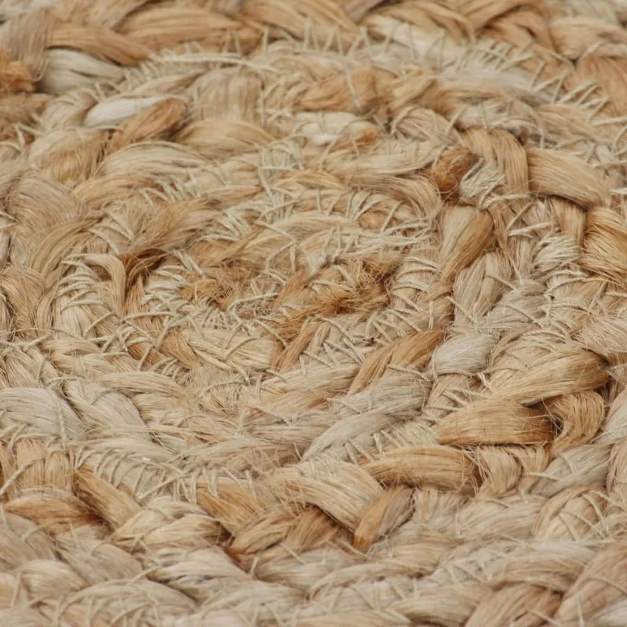 Tapis Design tressé Jute 180 cm Rond - 5