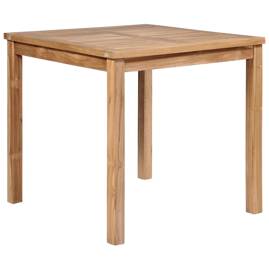 Ensemble à manger d'extérieur 5pcs Bois solide de teck - 2