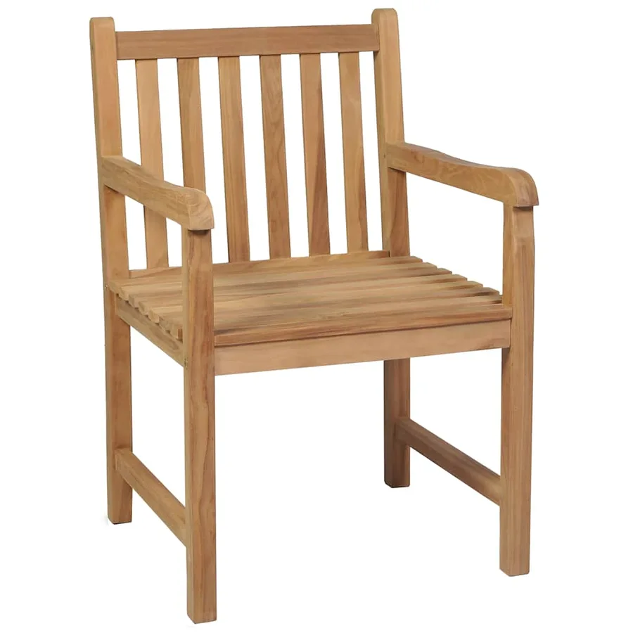 Ensemble à manger d'extérieur 5pcs Bois solide de teck - 3