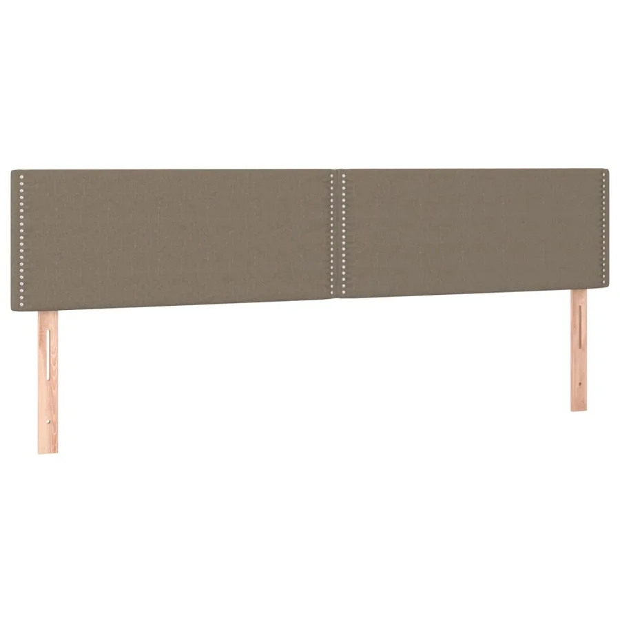 Sommier à lattes de lit avec matelas Taupe 180x200 cm Tissu - 6