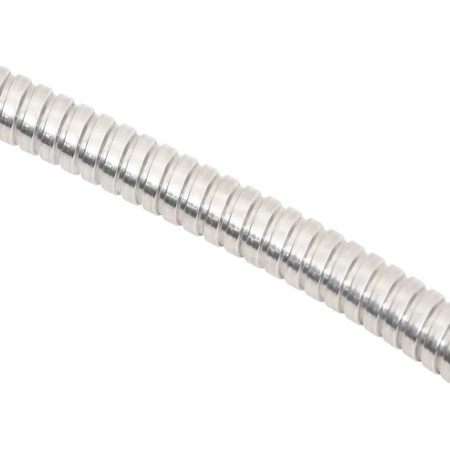 Tuyau d'arrosage buse de pulvérisation argenté 0,6" 30 m inox - 4