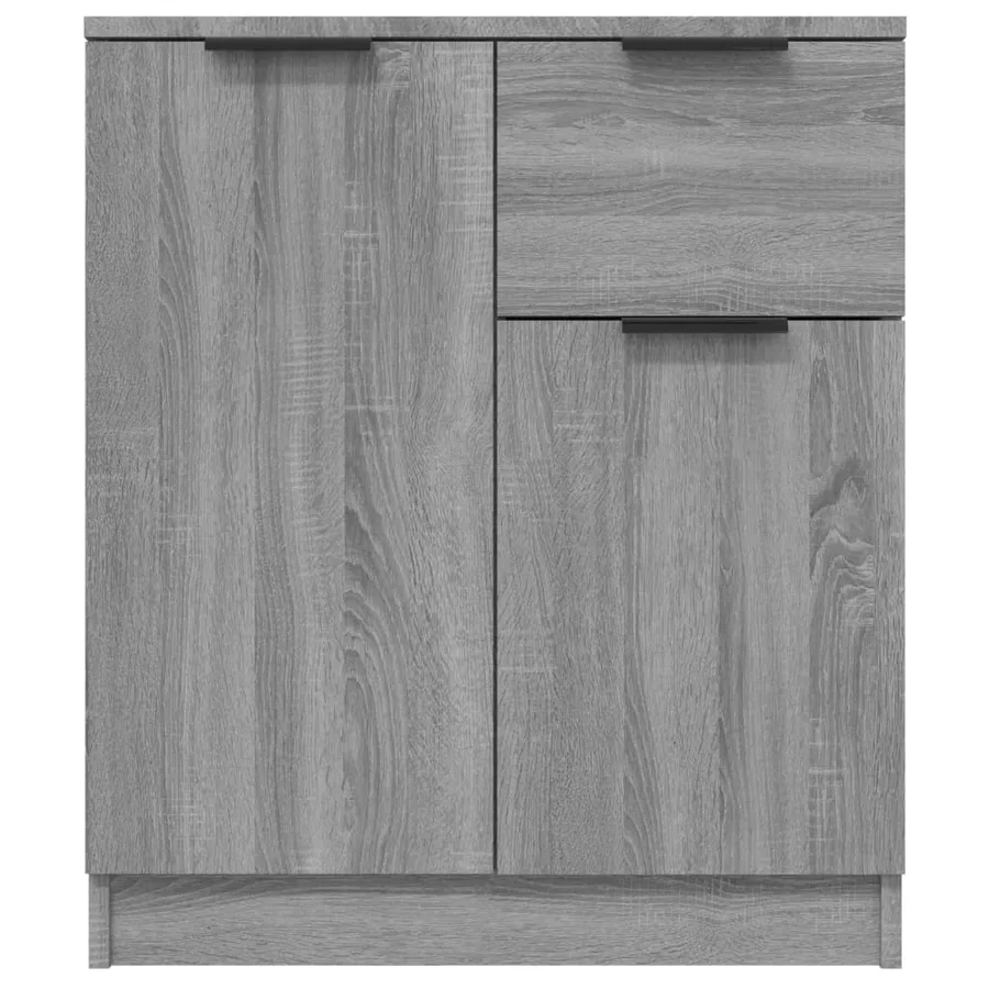 Buffets 2 pcs Sonoma gris 60x30x70 cm Bois d'ingénierie - 7