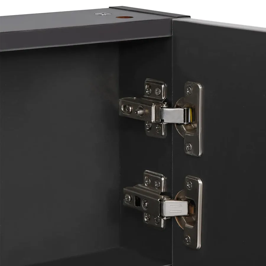 Armoire de salle de bain à miroir LED 89x14x62 cm - 6