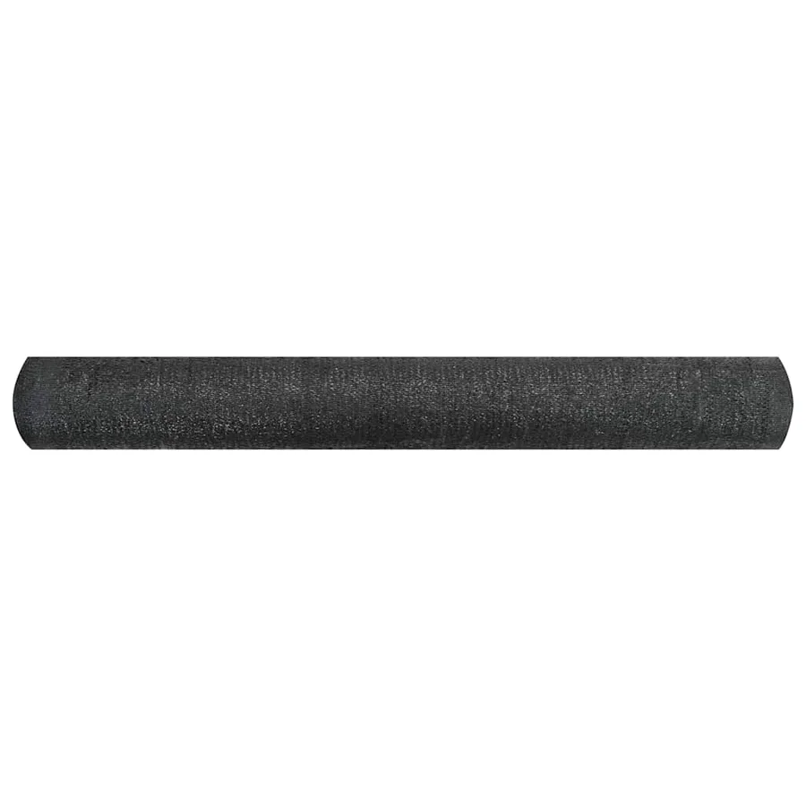 Filet brise-vue Noir 1,5x25 m PEHD 150 g/m² - 2