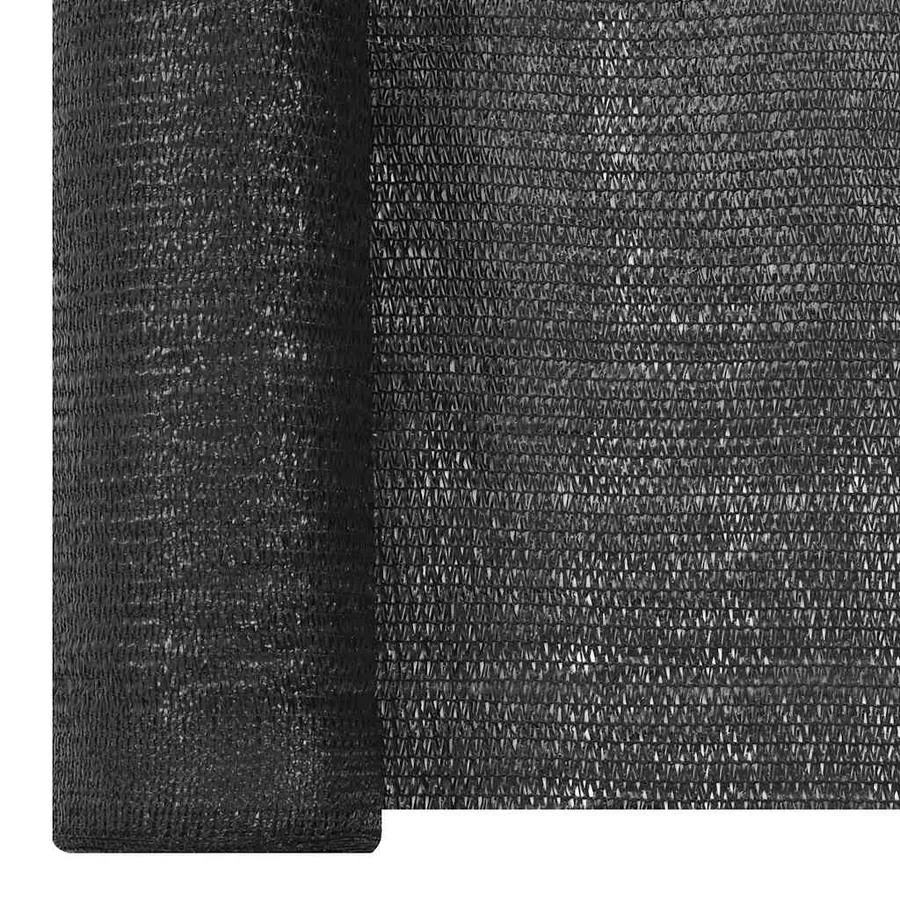 Filet brise-vue Noir 1,5x25 m PEHD 150 g/m² - 3