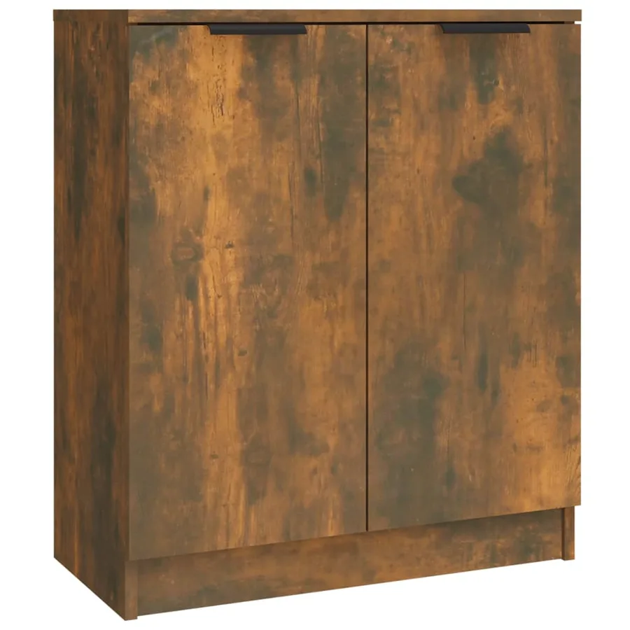 Buffets 3 pcs Chêne fumé Bois d'ingénierie - 7