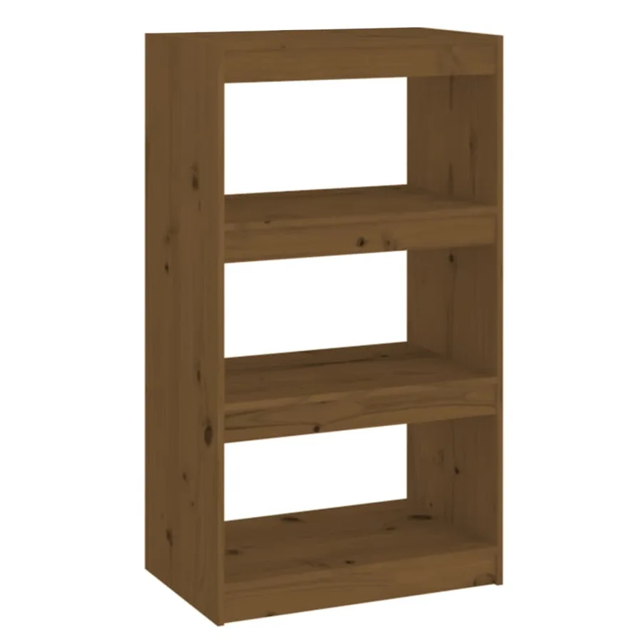 Bibliothèque/Séparateur de pièce Marron miel 60x30x103,5 cm Pin - 2