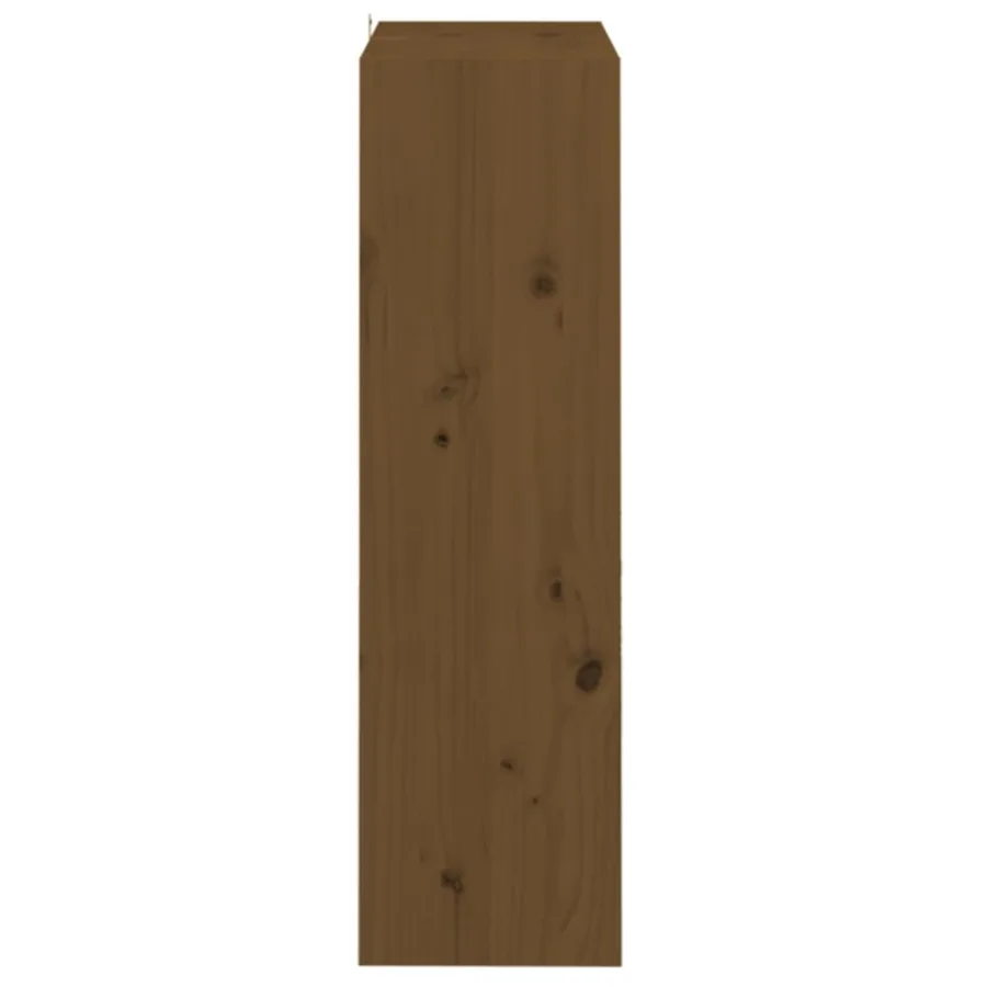 Bibliothèque/Séparateur de pièce Marron miel 60x30x103,5 cm Pin - 6