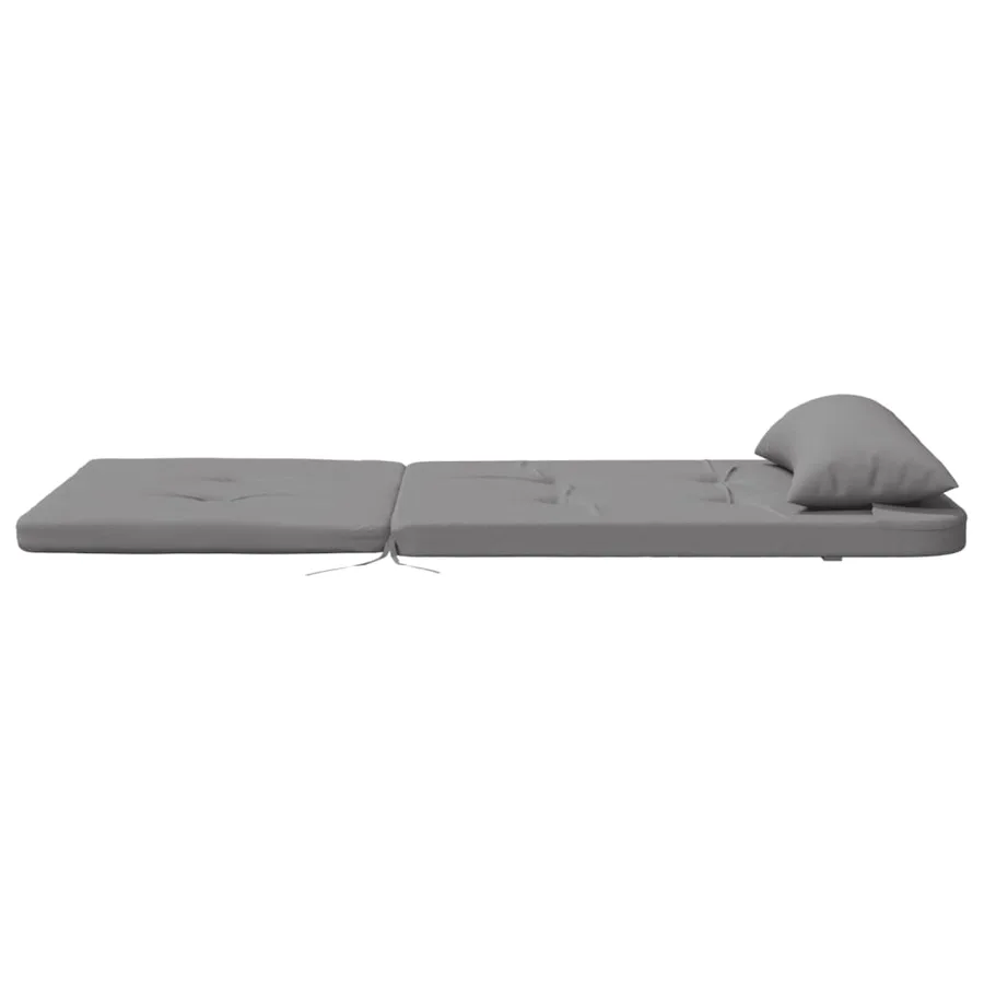 Coussins de chaise adirondack lot de 2 gris tissu oxford - 7