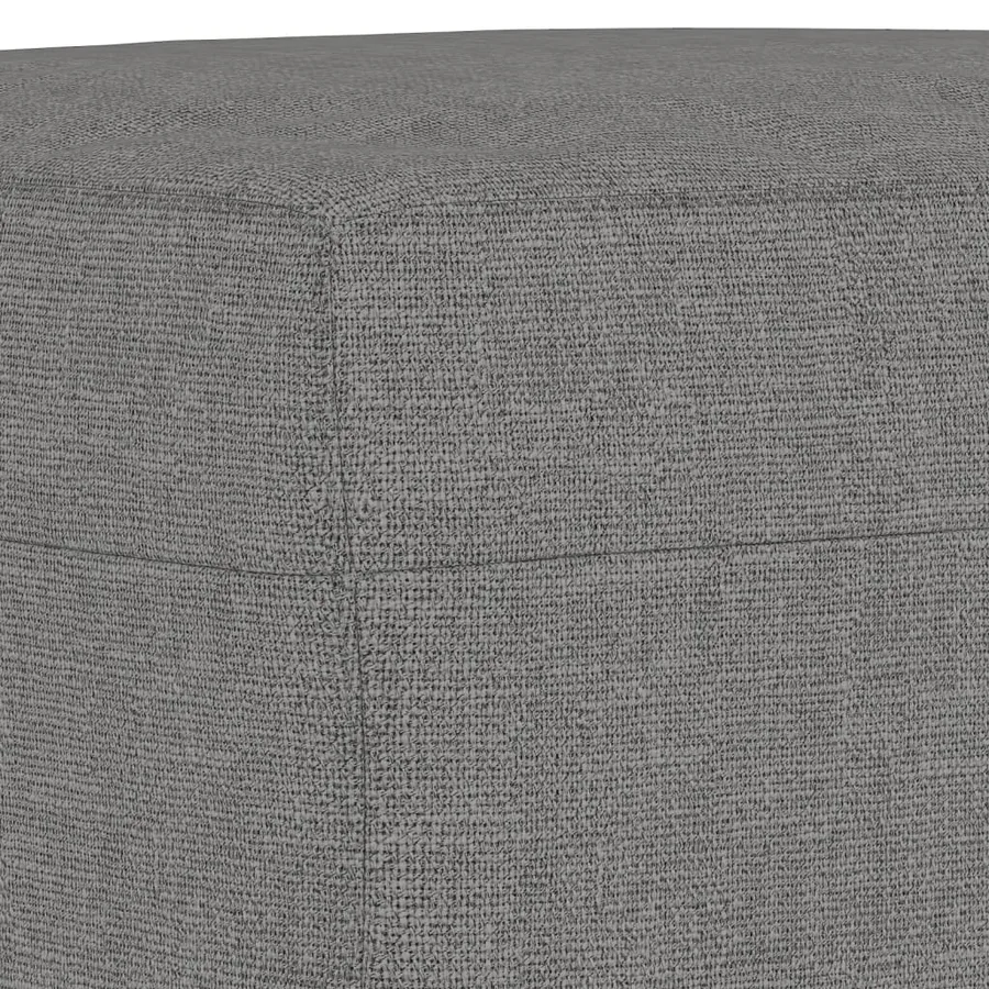 Banc Gris foncé 100x35x41 cm Tissu - 5