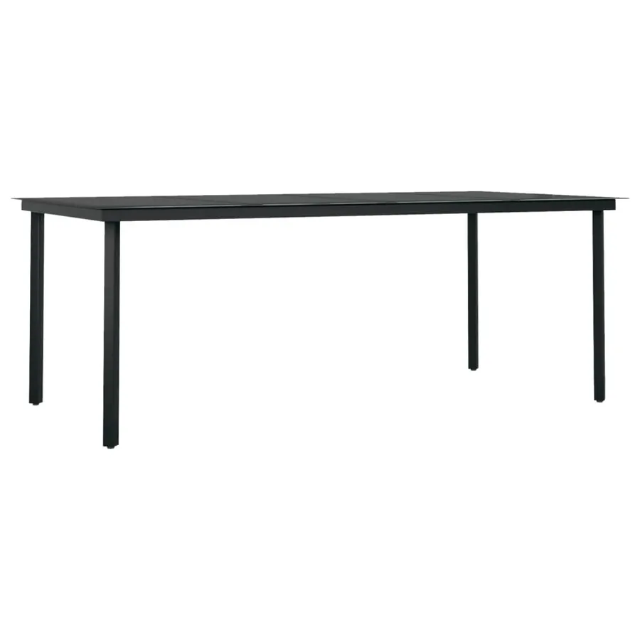 Ensemble à manger de jardin avec coussins 9 pcs Gris - 7