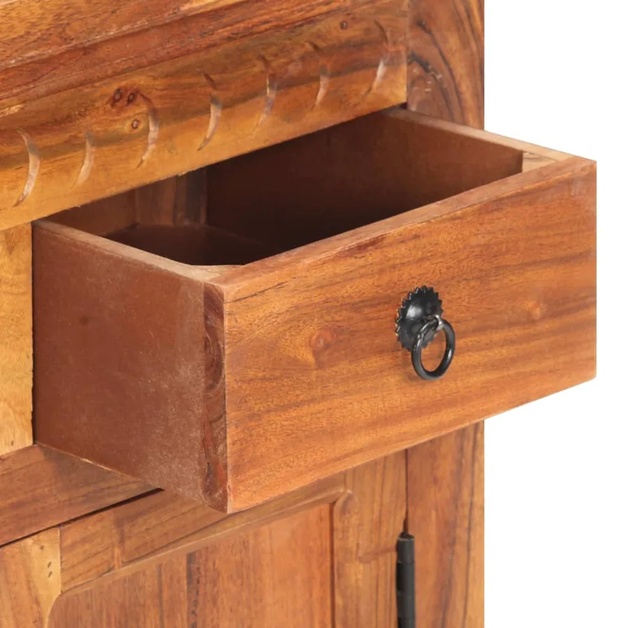 Buffet 63x30x75 cm Bois d'acacia massif - 11