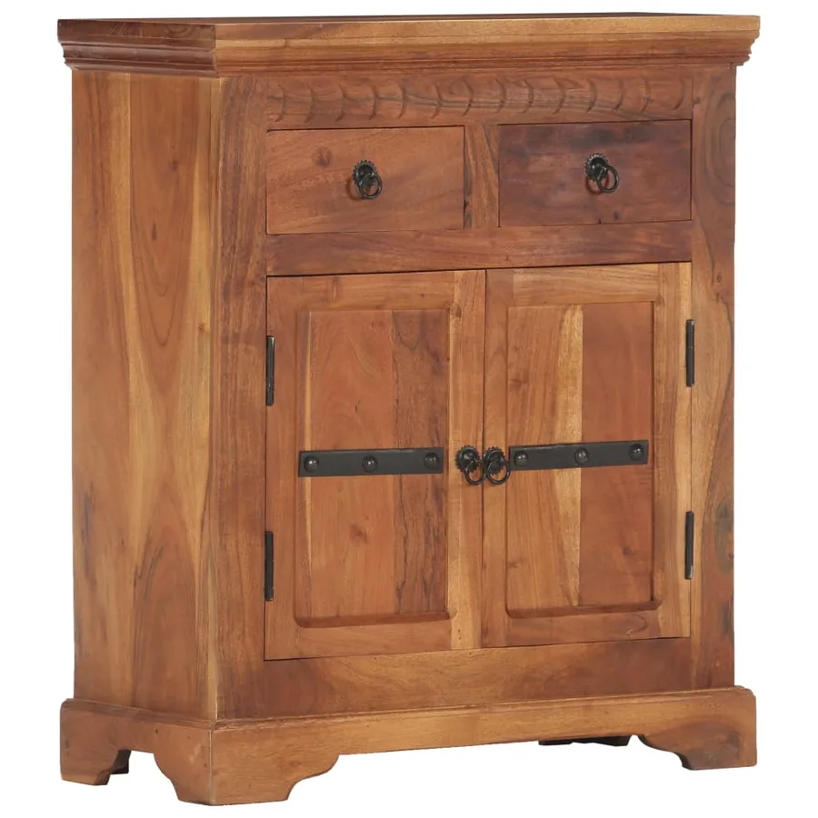 Buffet 63x30x75 cm Bois d'acacia massif - 13