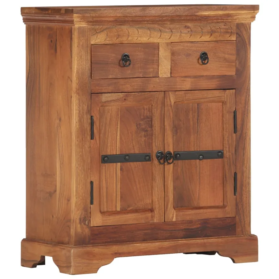Buffet 63x30x75 cm Bois d'acacia massif - 14