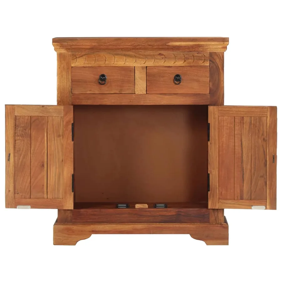 Buffet 63x30x75 cm Bois d'acacia massif - 5