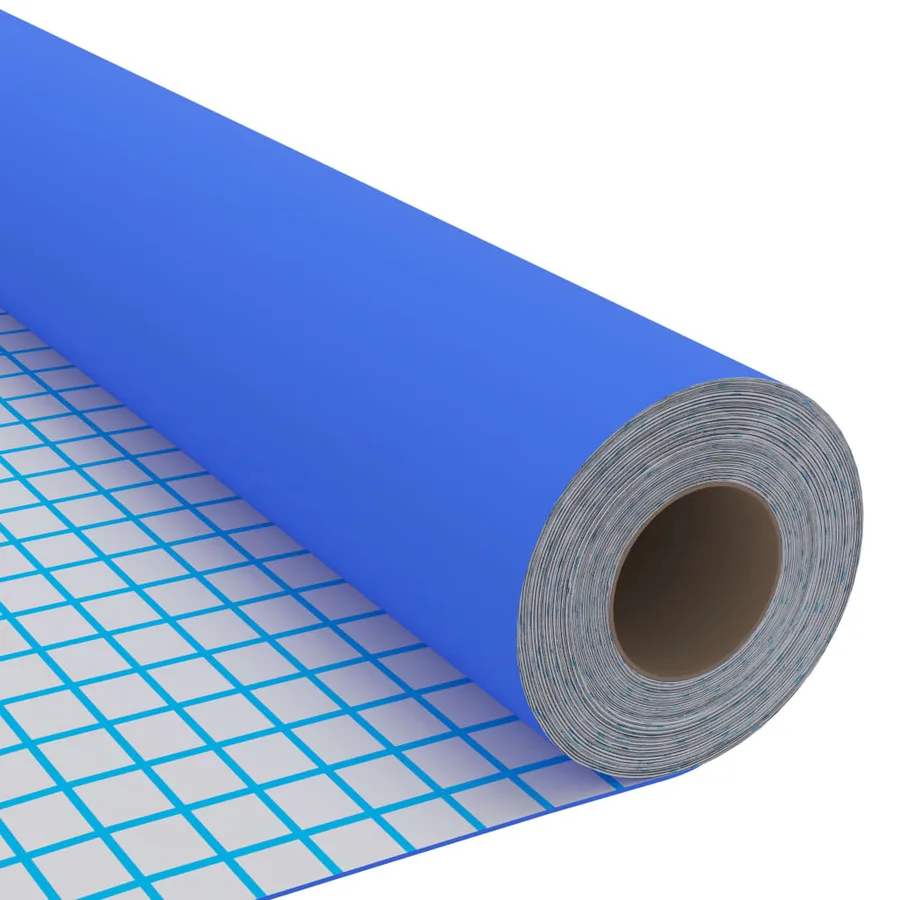 Film autoadhésif pour meubles Bleu brillant 500x90 cm PVC - 4