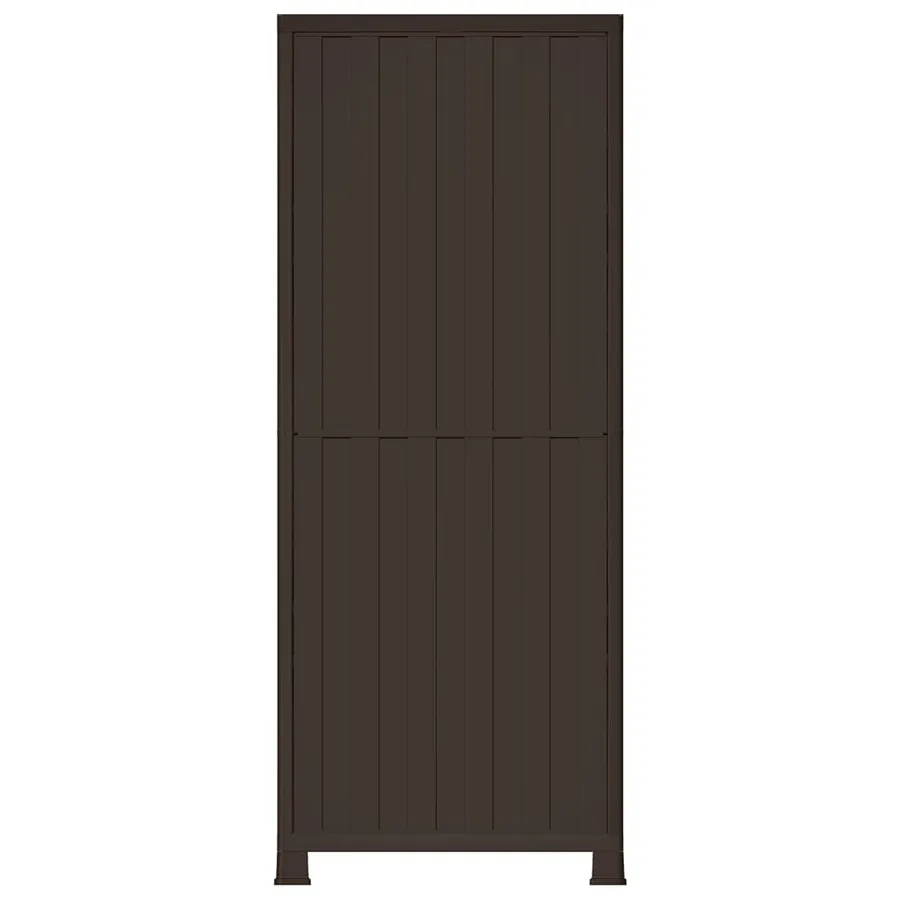 Armoire en plastique 68x39x171,5 cm Design de rotin - 5