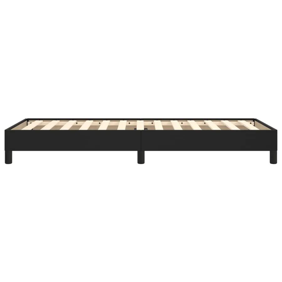 Cadre de lit sans matelas noir 80x200 cm similicuir - 6