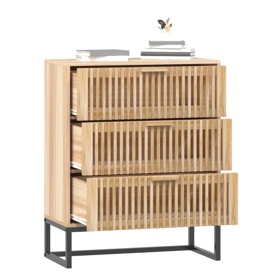 Buffet 60x30x75 cm bois d'ingénierie - 3