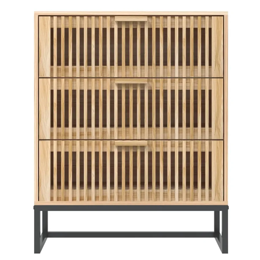 Buffet 60x30x75 cm bois d'ingénierie - 4