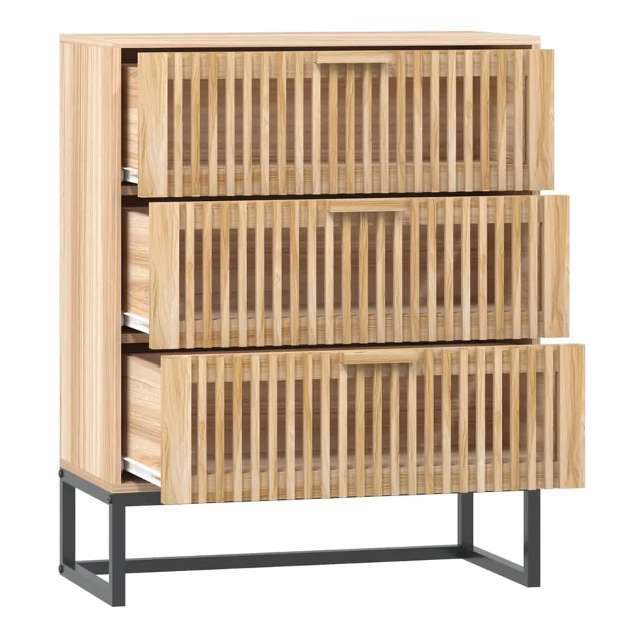 Buffet 60x30x75 cm bois d'ingénierie - 6