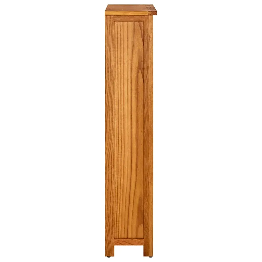 Bibliothèque à 4 niveaux 70x22x110 cm Bois de chêne massif - 3