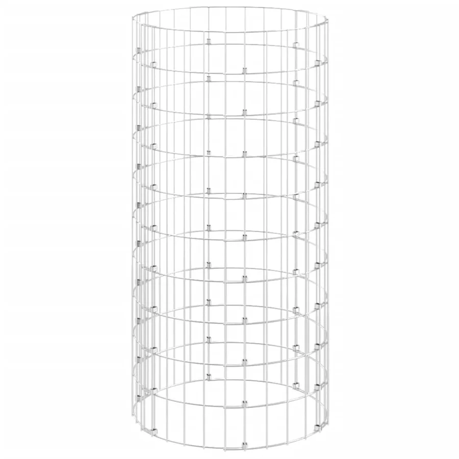 Composteur de jardin Ø50x100 cm Acier galvanisé - 4