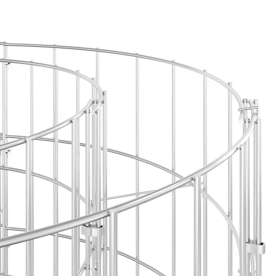 Composteur de jardin Ø50x100 cm Acier galvanisé - 5