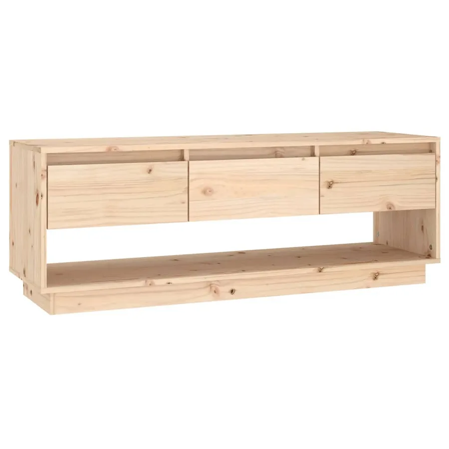 Meuble TV 110,5x34x40 cm Bois de pin massif - 2
