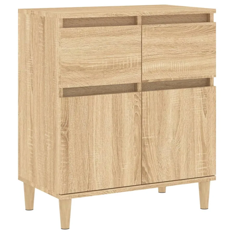 Buffet Chêne sonoma 60x35x70 cm Bois d'ingénierie - 2
